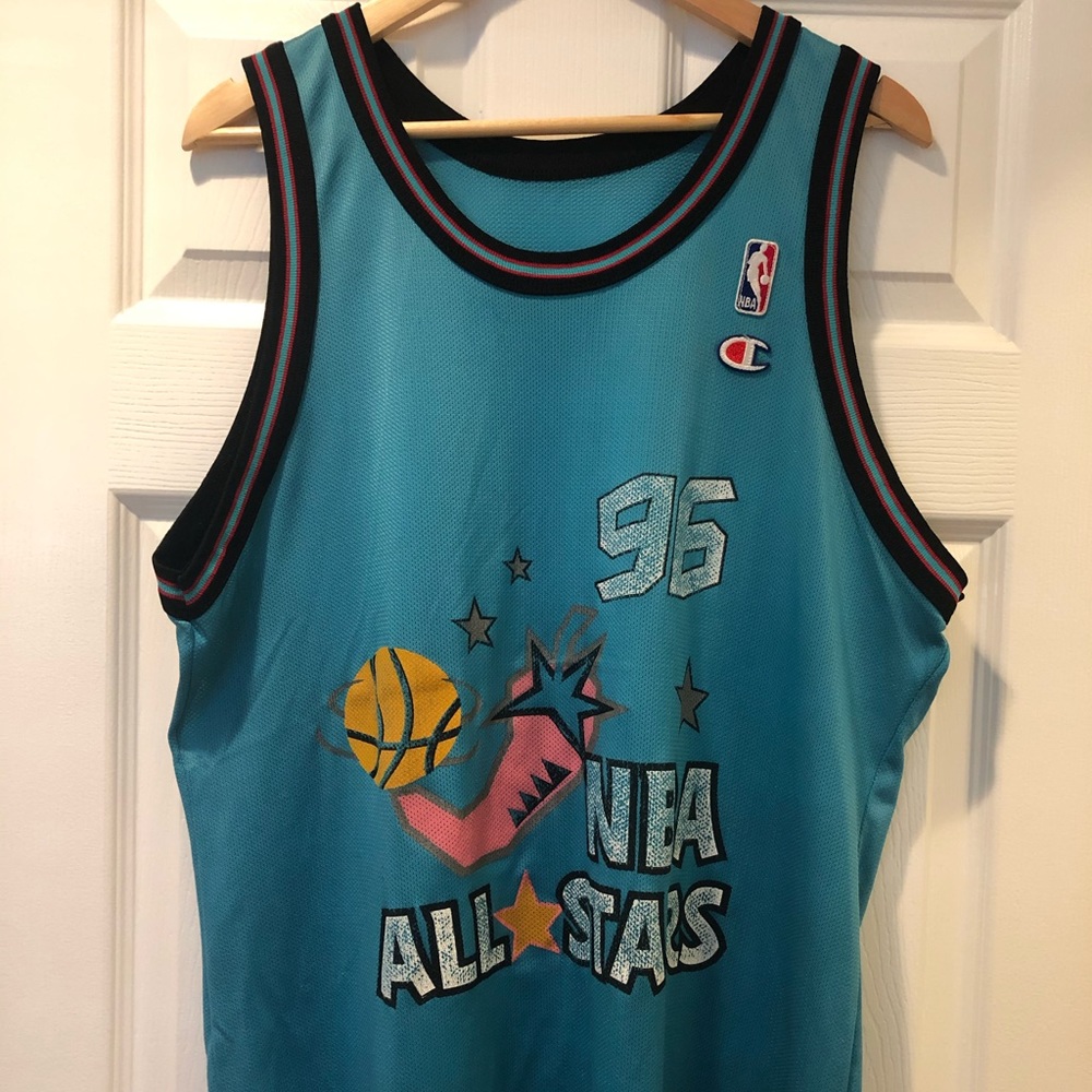 VINTAGE 1996 CHAMPION NBA ALL STAR JERSEY